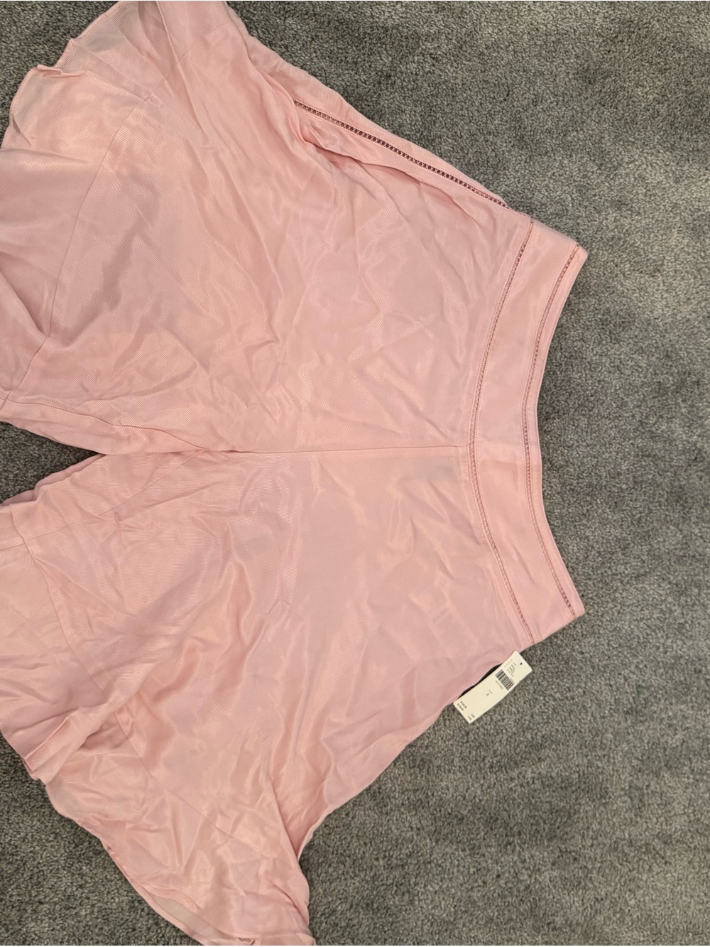 Anthropologie Light Pink silk Shorts